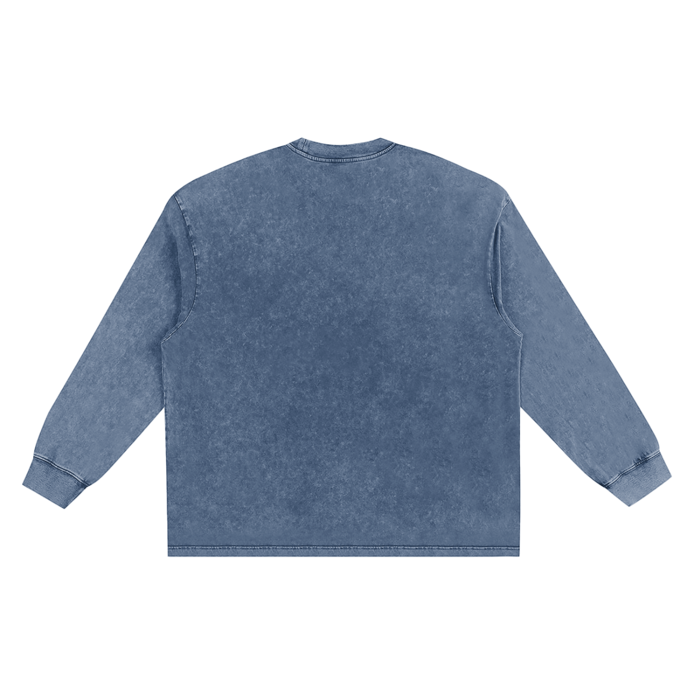 B67 Crewneck Snow Washed Frayed Edge T-Shirt