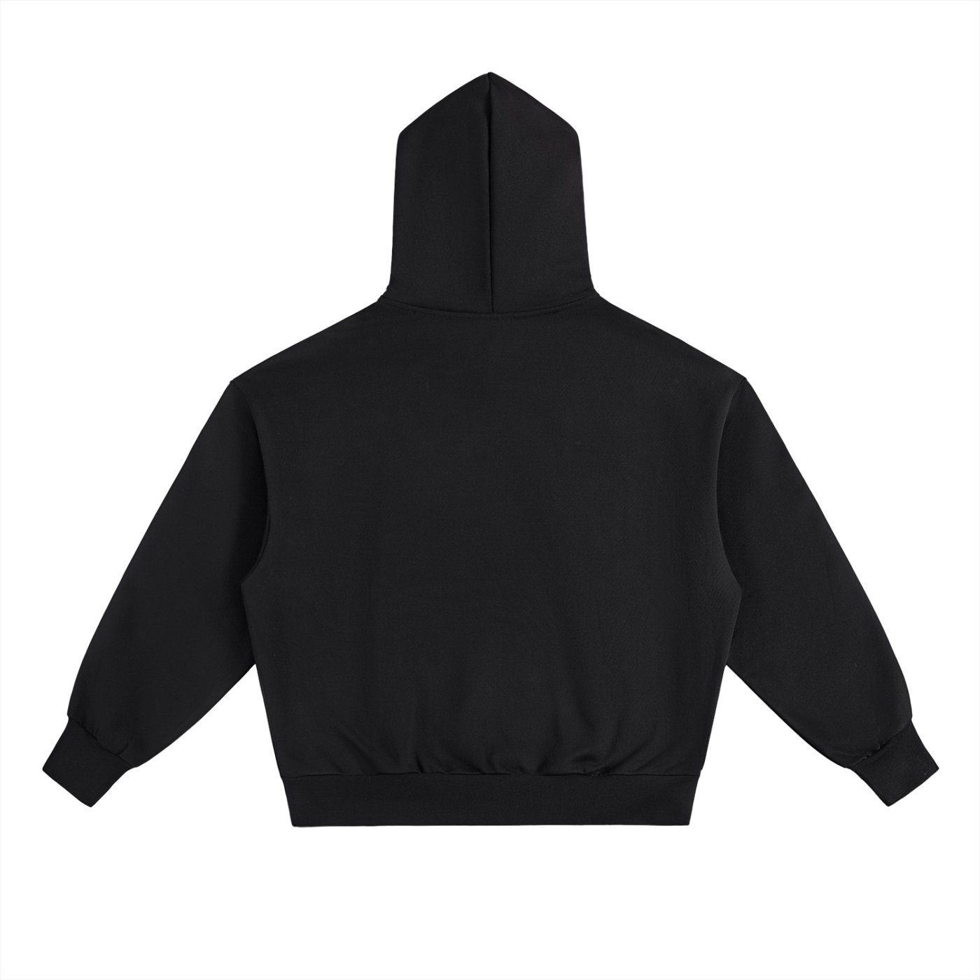 B67 Heavyweight Fleece Hoodie – Black on White Edition