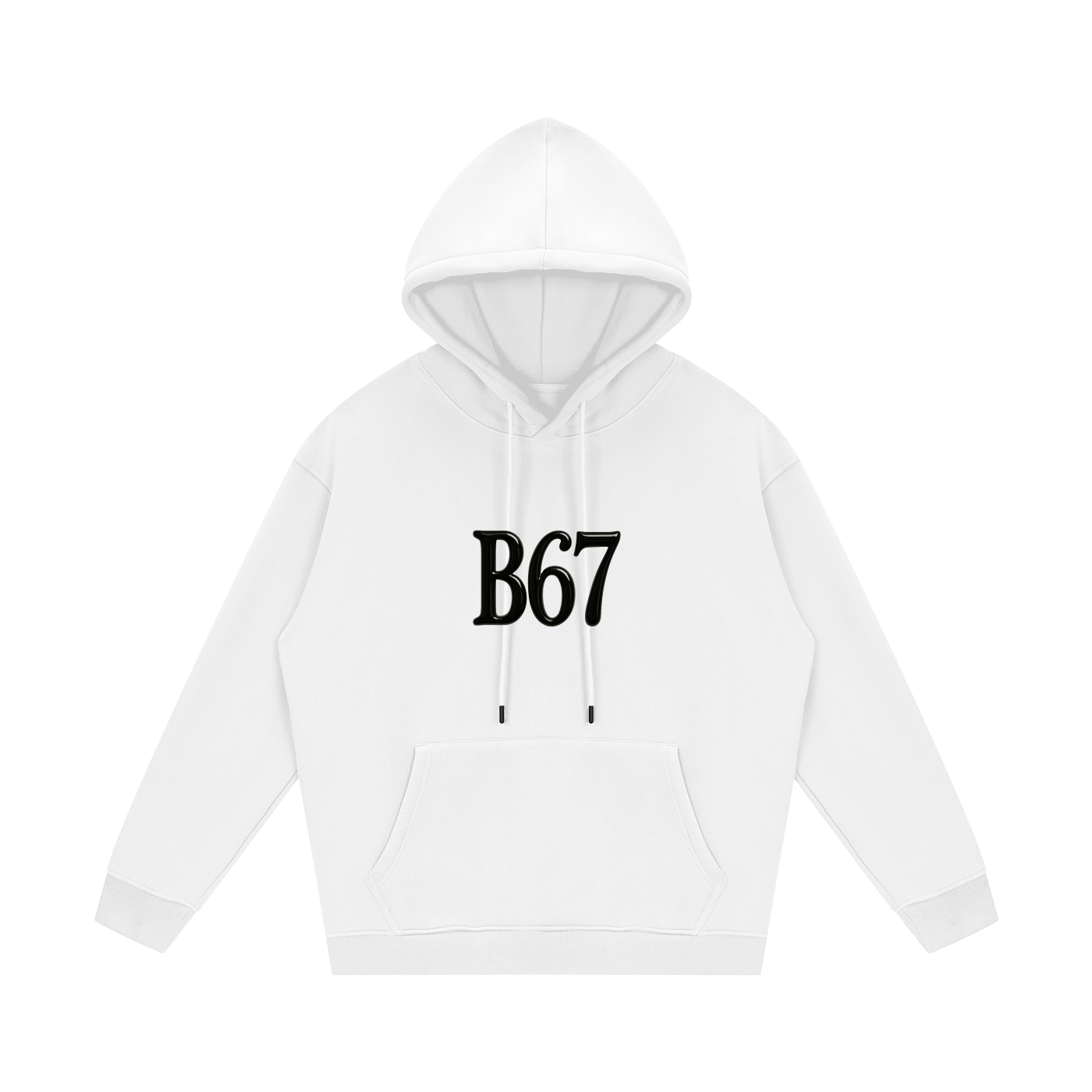 B67  Streetwear Fleece Hoodie